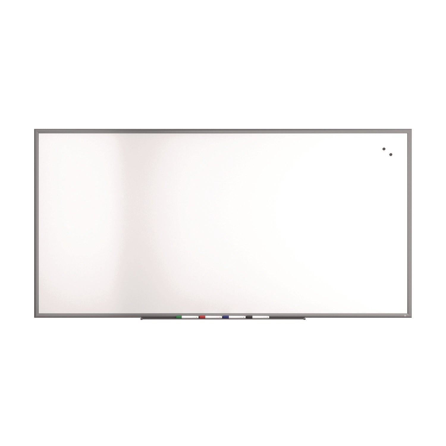 tru-red-magnetic-porcelain-dry-erase-board-96-x-48-white-surface-gray-natural-aluminum-frame-tudtr61188_1